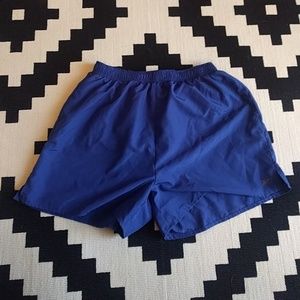 Women's dark blue athletic shorts